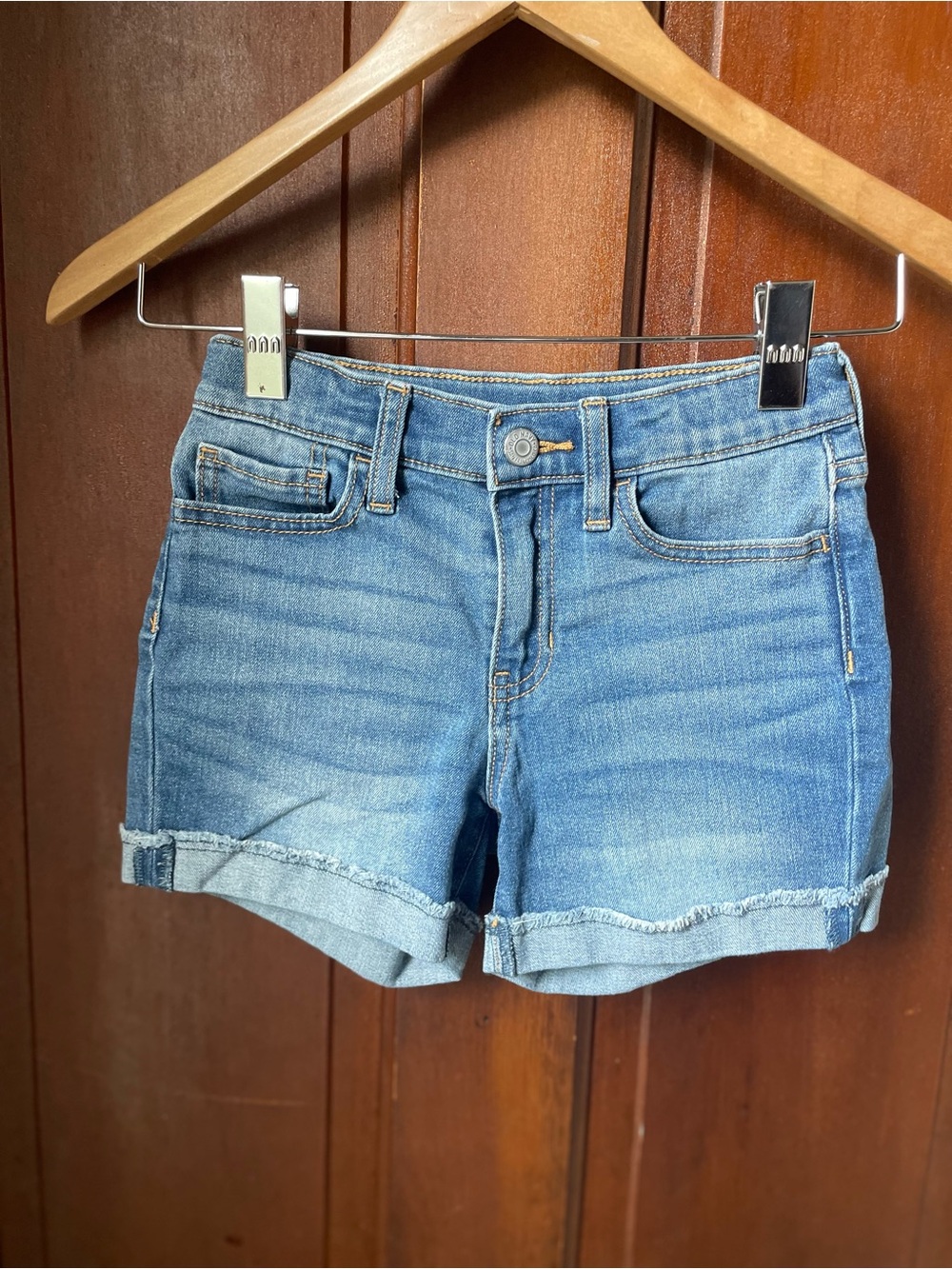 Old Navy girls size 8 denim high rise shorts